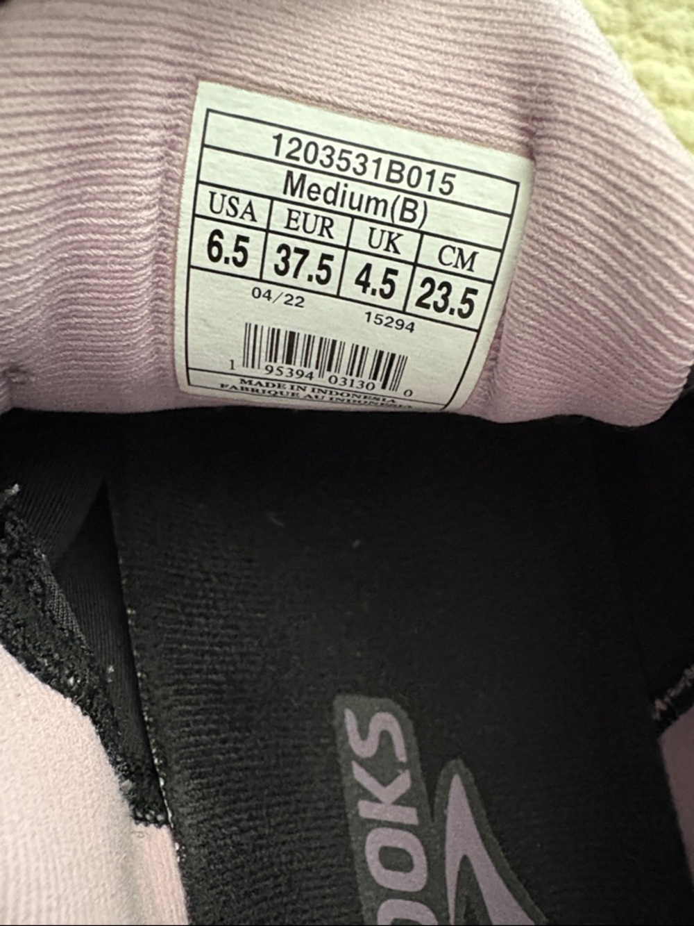 Brooks Women’s Gray and Lavender Athletic Running Shoes Adrenaline GTS 22 - Picture 6 of 7